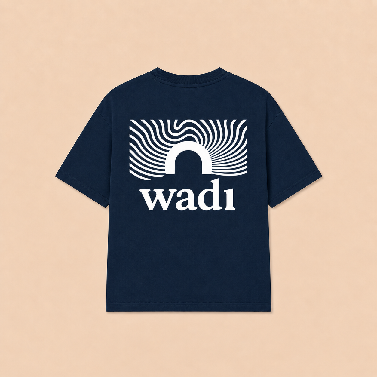Camiseta Azul Marino y Blanca 