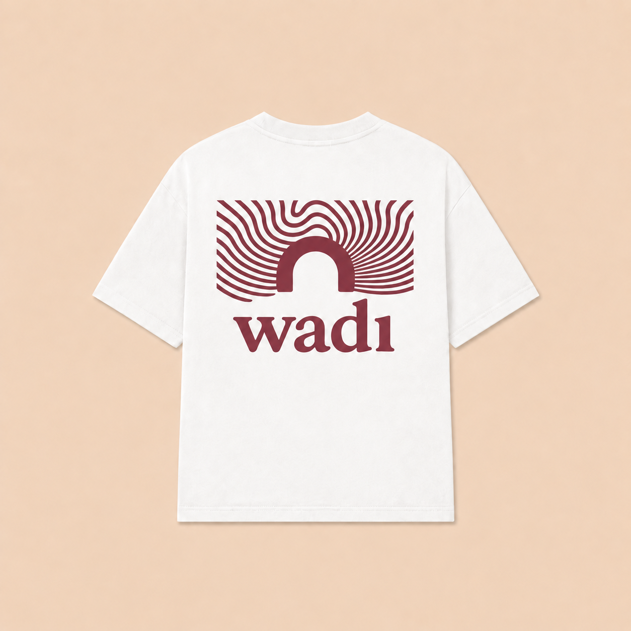 Camiseta Blanca y Granate 
