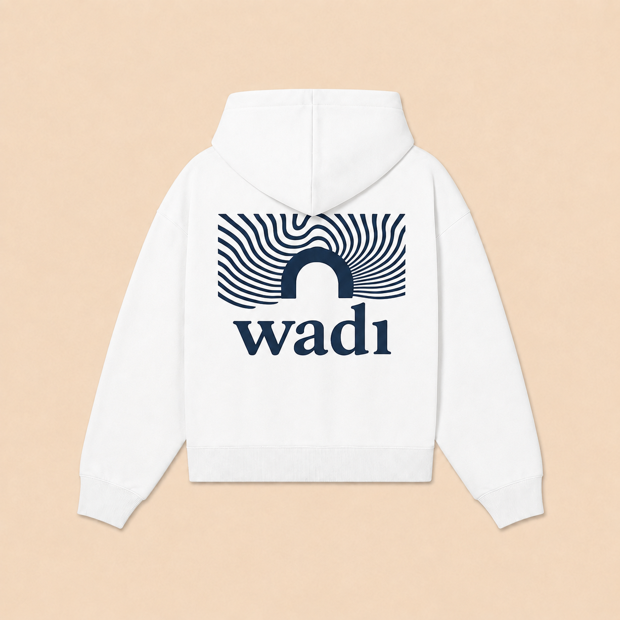Sudadera Azul Marino y Salmón